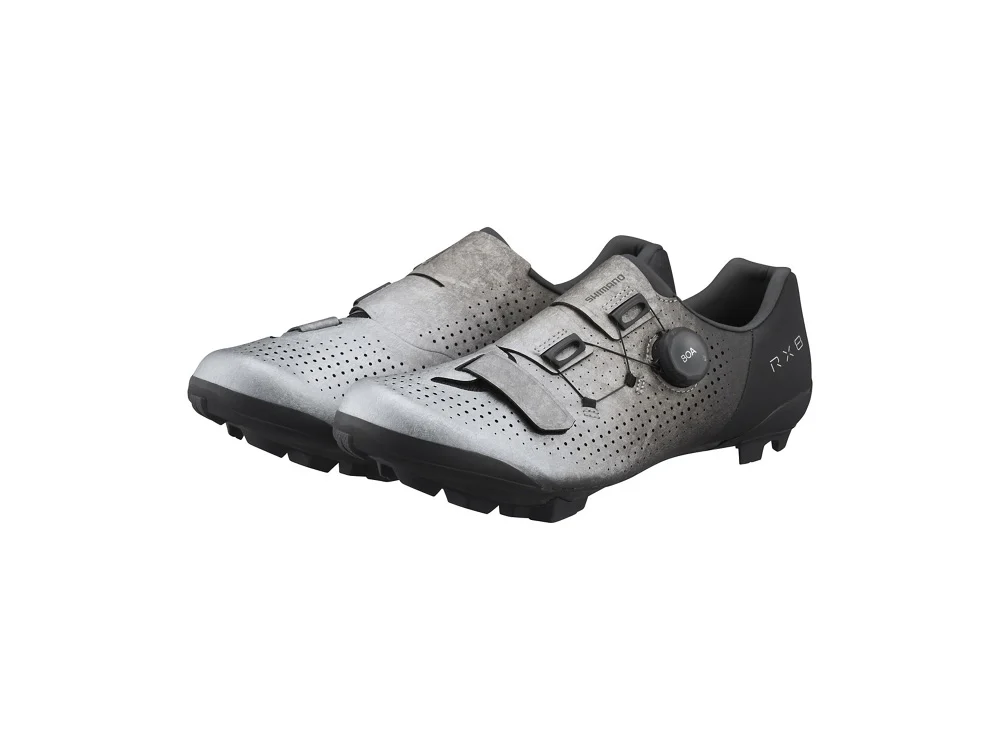 Shimano RX801 MTB Shoes Silver Wide